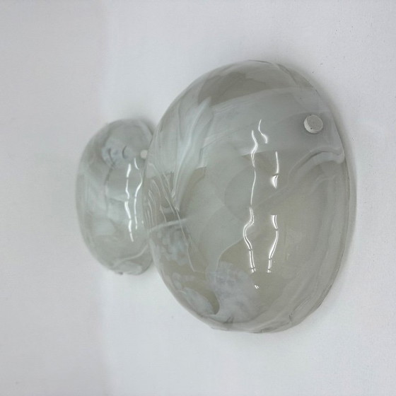 Image 1 of Paire d'encastrés hillebrand en verre de Murano, 1970