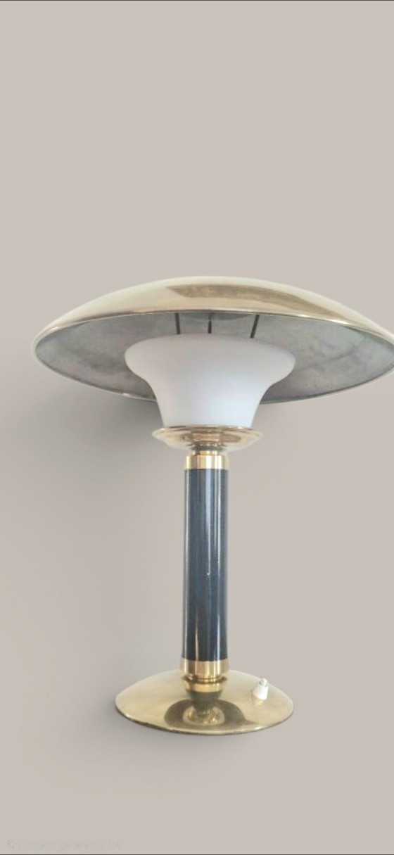 JUMO Grand Luxe Lamp - Brass And Plexiglas - 1960s – Table lamps, Metal (photo 8 of 15)