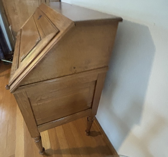 Antique secretary desk, 1910-1930, Neo-Renaissance – Wall cabinet, Wood (photo 9 of 15)