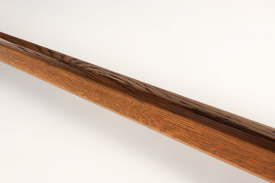 Image 1 of Très long banc de monastère en bois d'orme massif, France vers 1850 1850