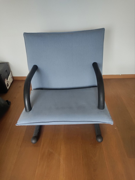 2 sedie modello T Line del marchio italiano Arflex, Poltrone, Metallo, Tessile, Nero (foto 7 di 7)