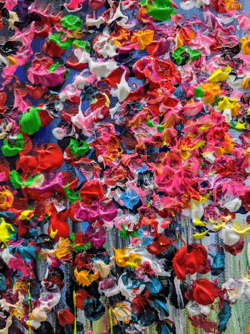 Evelina VINE – Frühlingsspaziergang in Paris – Gemälde der Künstlerin