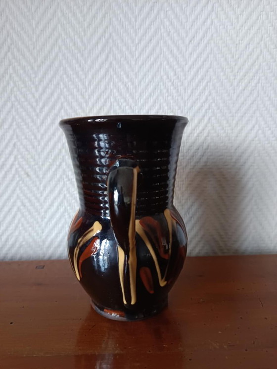 Image 1 of 2x vintage ceramic vases from the 1960s