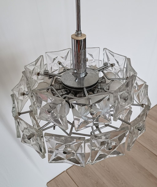 Kinkeldey Large Modern Sixties Chandelier