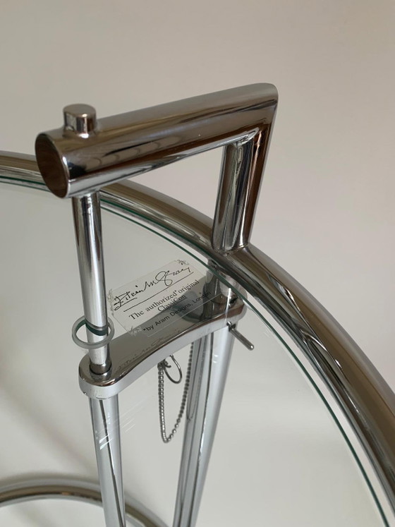 Image 1 of ClassiCon E1027 adjustable Eileen Gray side table