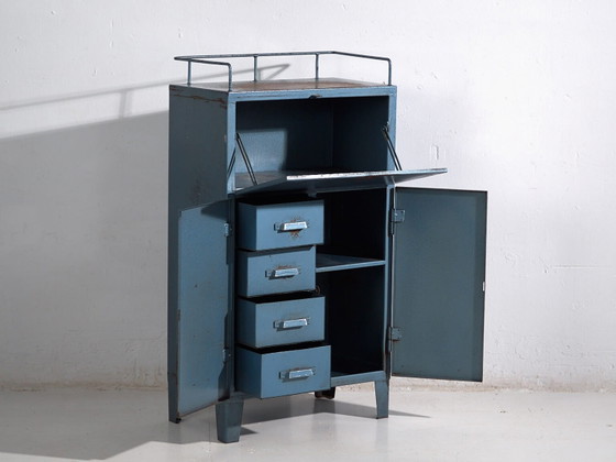 Armadietto da officina vintage in metallo (c.1950) #2 – Iron, Industrieel (photo 24 of 40)
