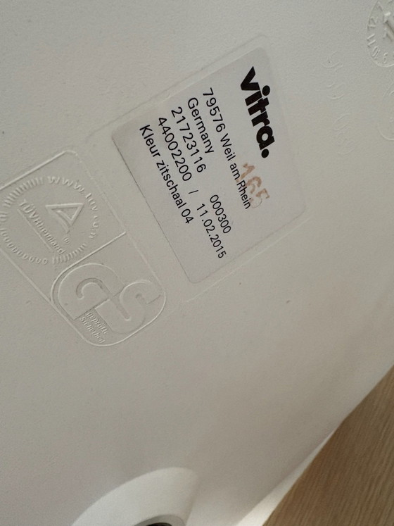 6x Vitra Eames DSR bianco – Sedie da pranzo, Plastica, Cromo (photo 5 of 5)