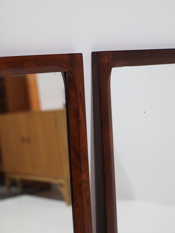 Grote spiegel Aksel Kjersgaard palissander Deens vintage jaren '60 – Glass, Wood (photo 9 of 10)