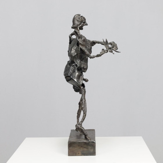 Image 1 of Figure debout expressive d'Anthony Binstead, Belgique, années 1980