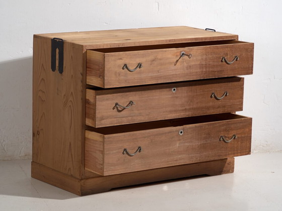 Antique Japanese chest of drawers - Taishō / Showa Period (c. ) #30 – Metal (photo 22 of 40)