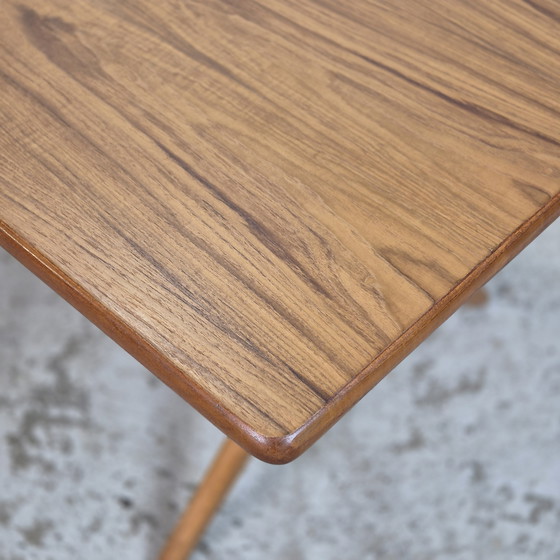 Image 1 of Hans Wegner, AT-303 Sawbuck Vintage Jaren 50 Deense Eettafel