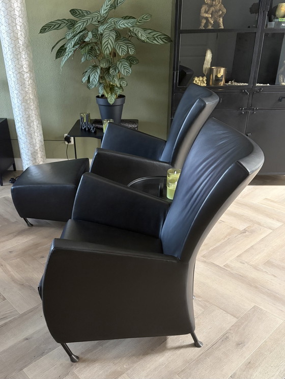 Montis Windy Sessel – Leather, Metal (photo 4 of 6)
