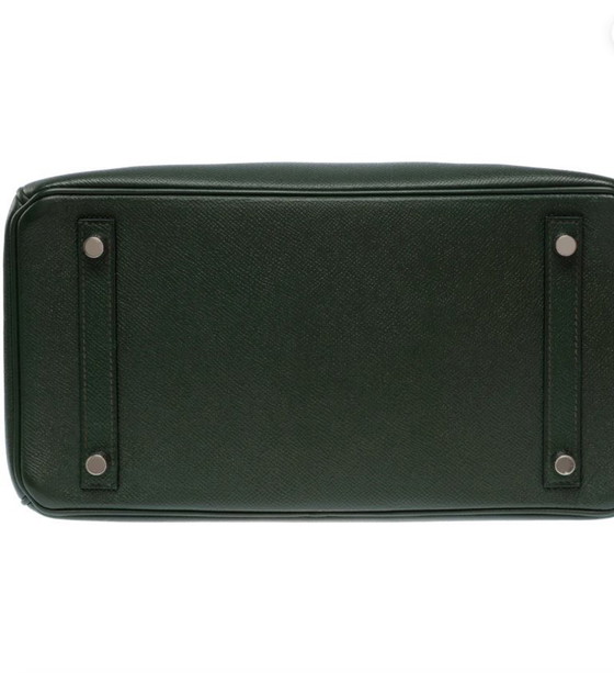 Image 1 of Sac HERMES Birkin 30 en Cuir Vert - 103577