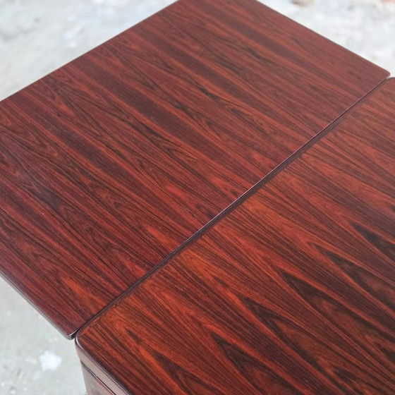 Johannes Andersen, Christian Linneberg, vintage Deense tafel, Andersen (Johannes), Eettafels, Hout, Bruin (foto 18 van 22)