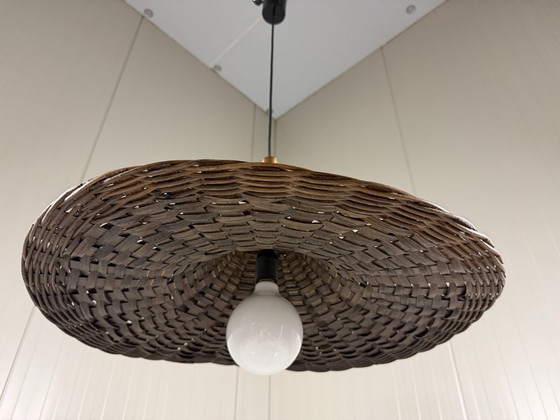 Lampada a sospensione XXL in rattan sintetico, anni '60 – Lampade a sospensione, Wicker (photo 6 of 16)