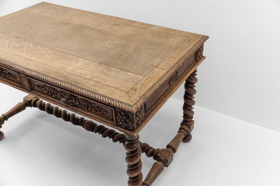 Image 1 of French Barley Twist Writing Desk