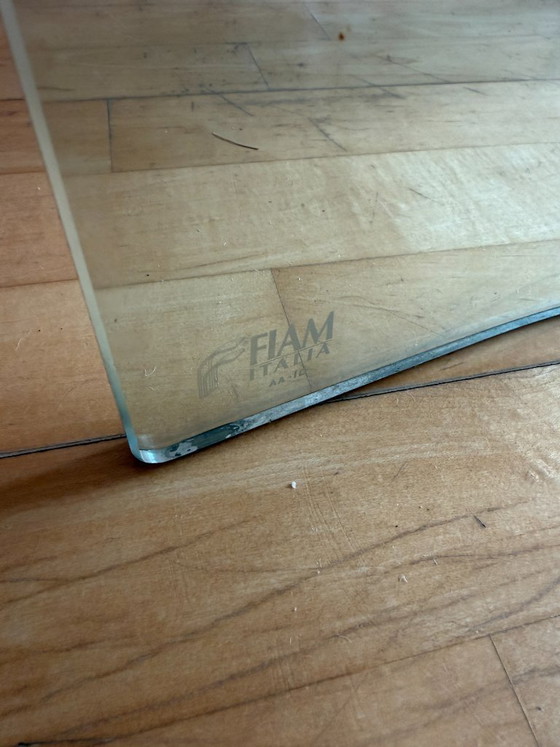 Image 1 of FIAM Italia Marea eettafel, gebogen glas, designklassieker