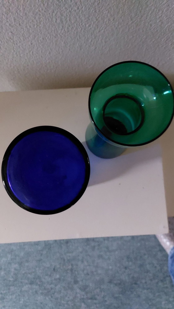 2x hyacinth glasses, Glass & Decanter, Green (photo 5 of 5)