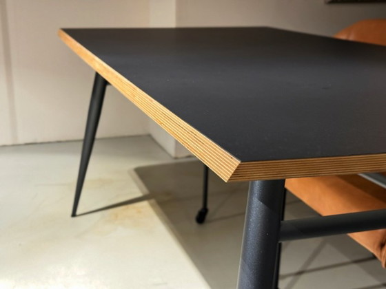 Humeur #T8, Mobitec, Tables de salle à manger, Métal, Bois, Noir (photo 4 sur 4)