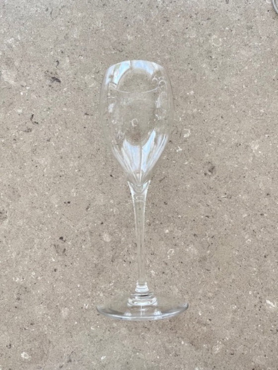 Image 1 of 10 crystal Baccarat white wine glasses - St Rémy