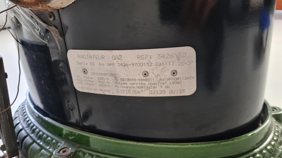 Image 1 of 1 x smeedijzeren godin gaskachel