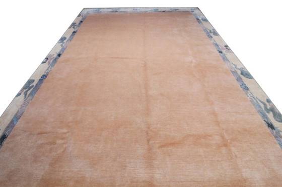 Image 1 of Origineel modern design wollen vloerkleed uit de Schotse Hooglanden, Nepal, 425 x 304 cm