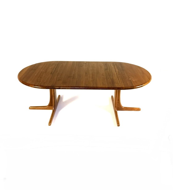 Image 1 of Table de salle à manger extensible vintage danoise, Juul Kristensen '70