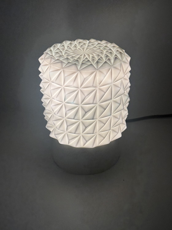 Image 1 of Stylish mid-century corodex ceiling lamp with a sculptural structure