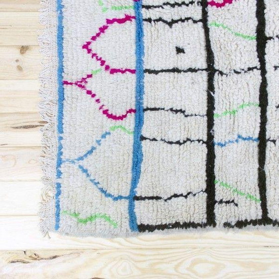 Image 1 of Marokkaanse Wollen Tribale Deken