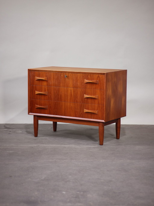 Commode vintage danoise en teck Clausen & Søn