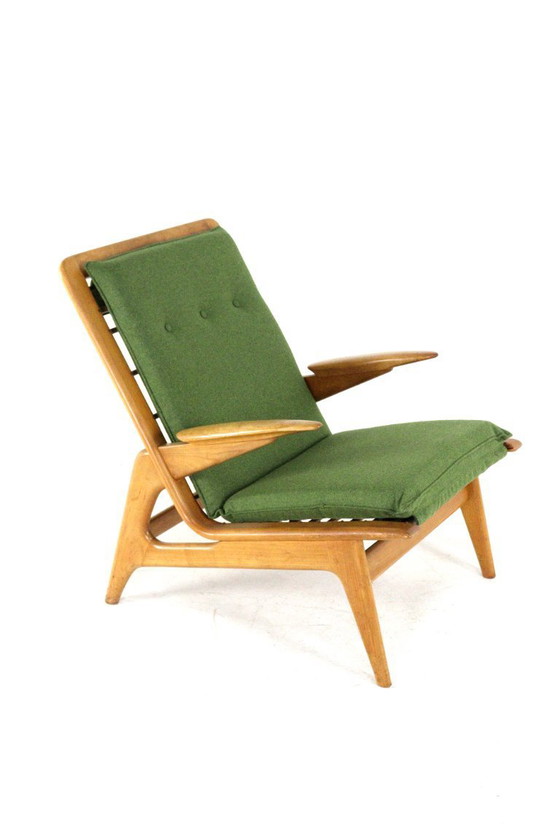 Image 1 of Fauteuil vintage de style Rob Parry, récemment retapissé