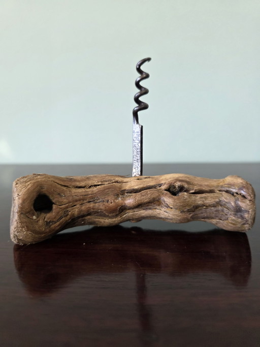 Esclusivo cavatappi in legno SIRET – accessorio vintage per il vino