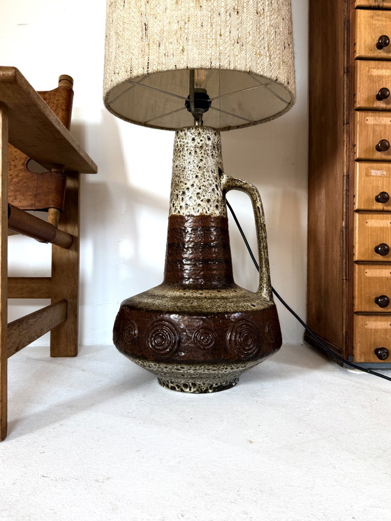 Image 1 of Lampadaire vintage XL en céramique, années 60