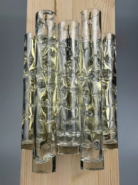 Image 1 of 60's 70's Applique Doria Leuchten Germany Wall Sconce Space Age Design