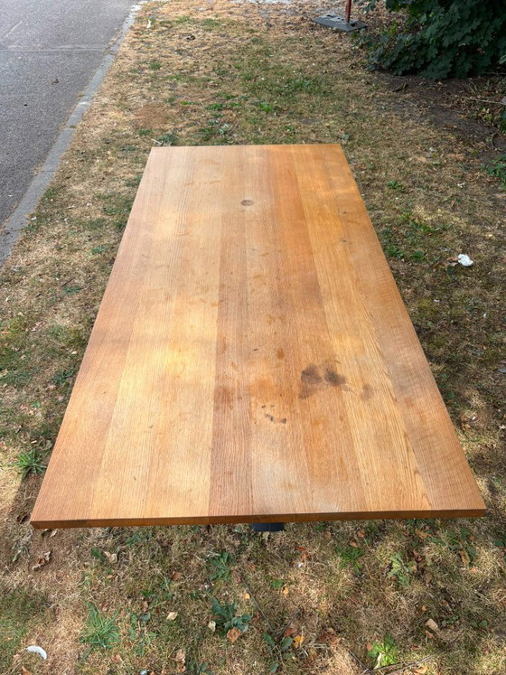 Table en chêne blanc massif - Pur sciage sur quartier - Premier choix – Tables de salle à manger, Wood (photo 3 of 5)