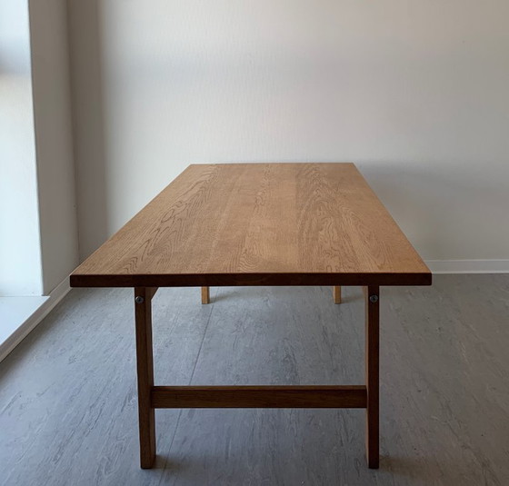 Image 1 of Hans J. Wegner coffee table – PP Møbler – solid oak – with original label