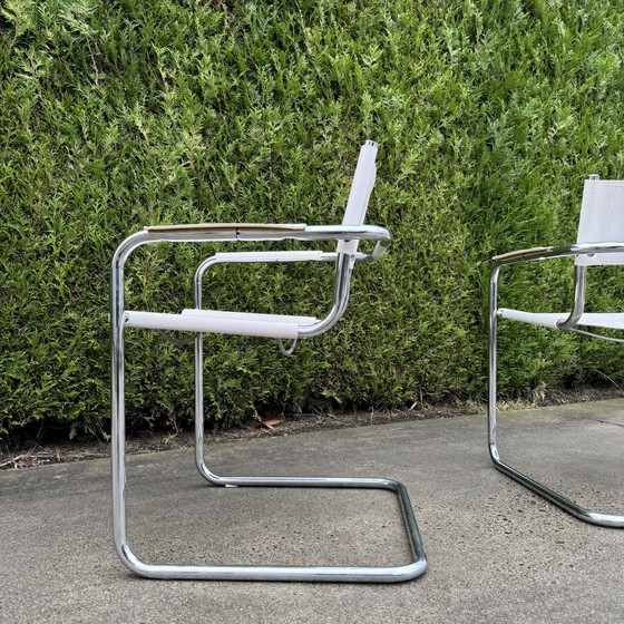 Image 1 of Vintage chrome buisframestoelen