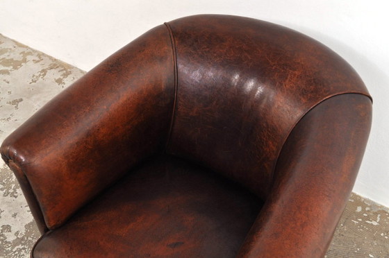 Vintage Leather Armchair, 1960s (photo 6 of 10)