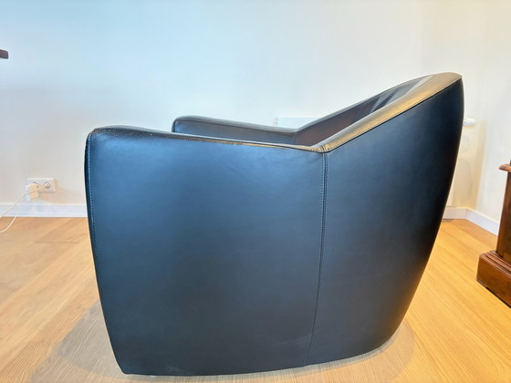 Image 1 of Leolux Carabas armchair black leather