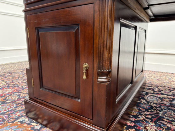 Klassischer englischer Partnerschreibtisch – Leather, Wood (photo 12 of 19)