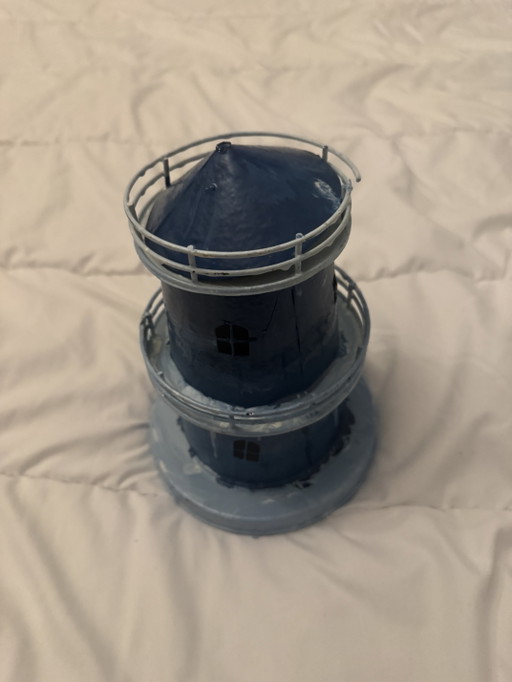 Faro decorativo blu