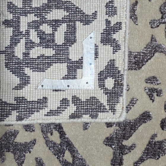 Alfombra moderna de lana y seda anudada a mano, 166 x 238 cm. – Wool (photo 7 of 7)