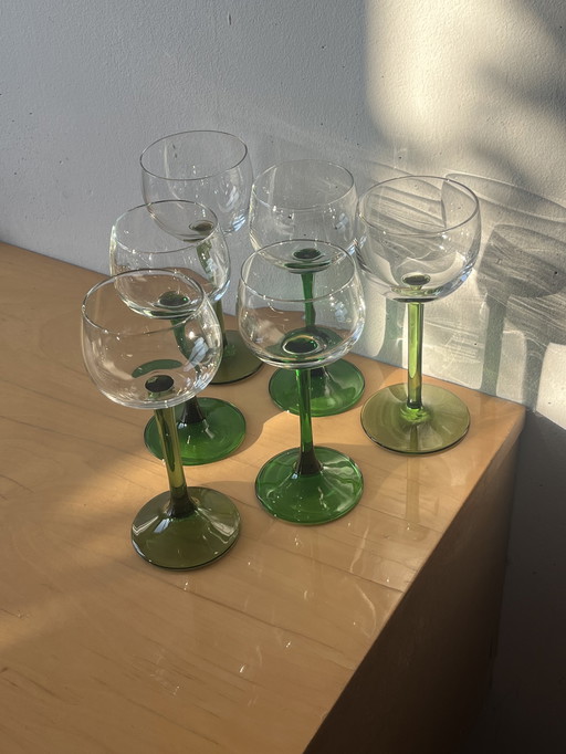 Vintage Wine Glasses Luminarc France