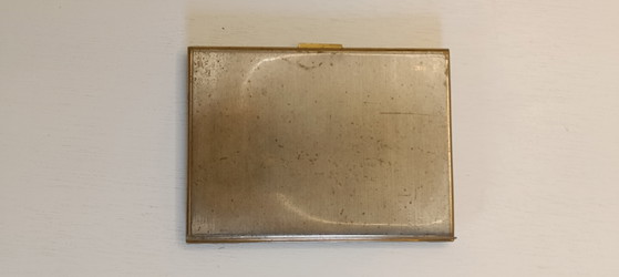Image 1 of Étui à cigarettes plaqué or, zone d'occupation américaine de 1948