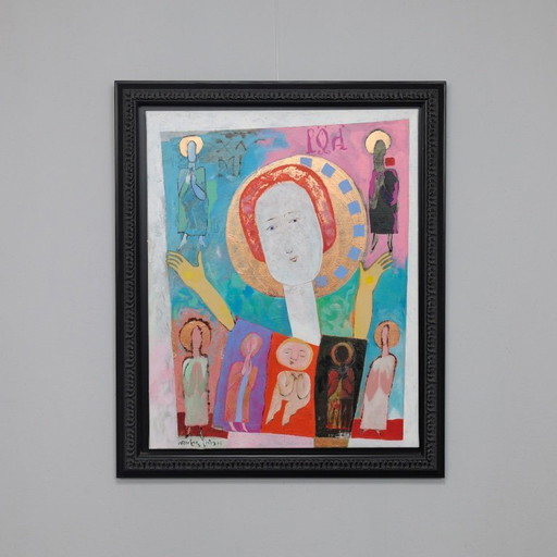 Dípticos figurativos pintados por Wouter Stips, Países Bajos, década de 2000.