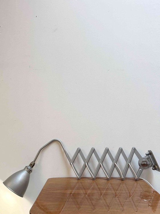 Image 1 of AGI industrial scissor lamp, Belgium, 1920s