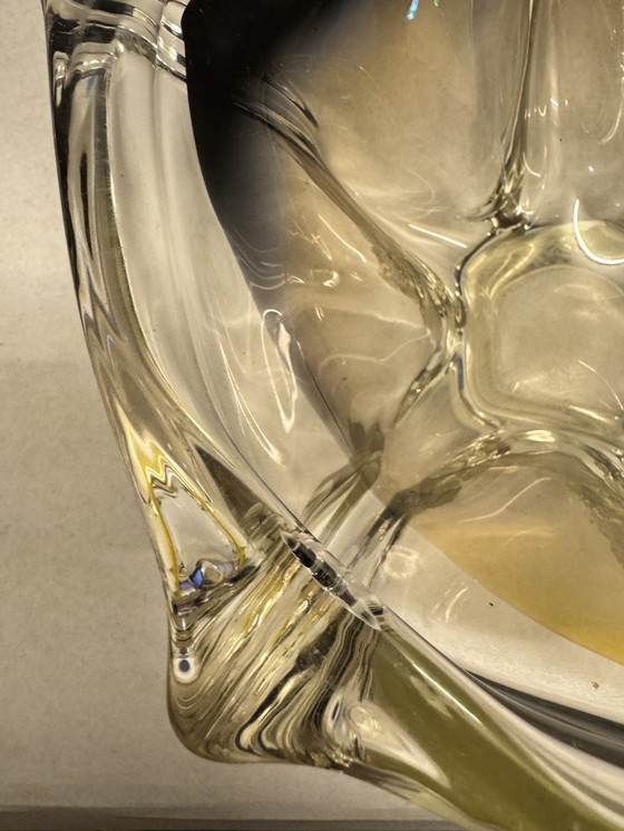 Image 1 of Signed studio glass bowl - Max Verboeket for Kristalunie Maastricht