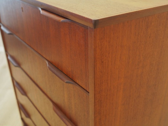 Image 1 of Teakhouten ladekast, Deens design, jaren 70, gemaakt in Denemarken.