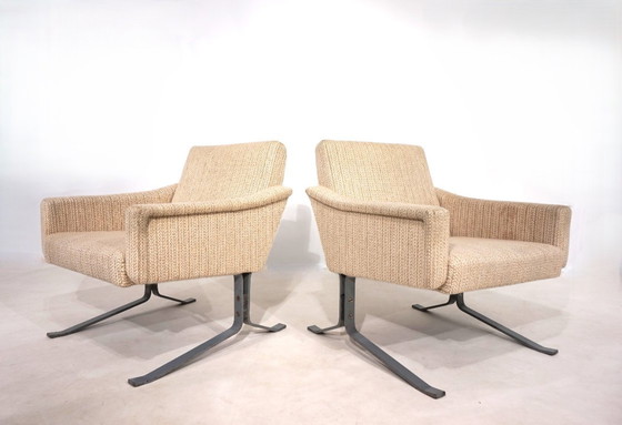 Image 1 of Set di due sedie a sbalzo Röhl, 1960