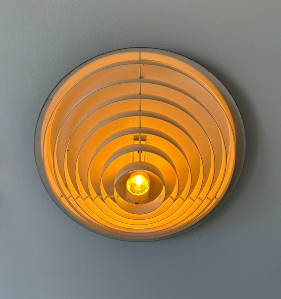 Image 1 of Lampada da parete vintage Falkenbergs, metallo bianco e nero, Svezia 1960